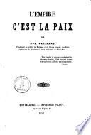 L'Empire c'est la paix