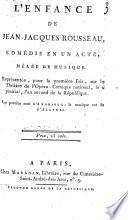L'enfance de Jean-Jacques Rousseau,