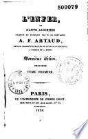 L'Enfer, le purgatoire, le paradis de Dante Alighieri