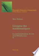 L'énigme des mathématiques