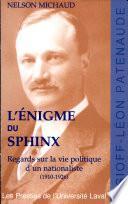 L'énigme du Sphinx