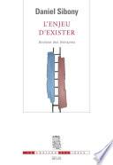 L'Enjeu d'exister - Analyse des thérapies