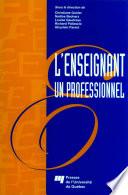 L'enseignant, un professionnel