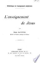 L'enseignement de Jésus