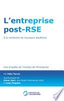 L'entreprise post-RSE
