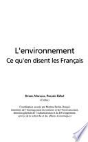 L'environnement