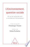 L' Environnement, question sociale