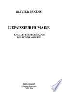 L'épaisseur humaine