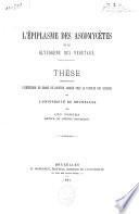 L'épiplasme des ascomycètes et le glycogène des végéteaux ...