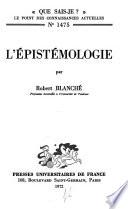 L'épistémologie