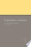 L'Épistolaire au féminin