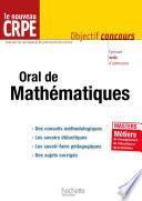L'épreuve orale de mathématiques au nouveau CRPE