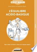 Livre L'équilibre acido-basique ! C'est malin