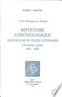 L'ère baroque en France