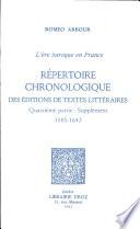 L'ère baroque en France