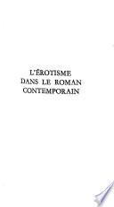 L'érotisme dans la roman contemporain