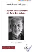 L'errance dans les romans de Tahar Ben Jelloun
