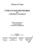 L'esclavage des nègres