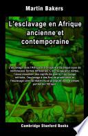 L'esclavage en Afrique ancienne et contemporaine