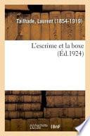 L'Escrime Et La Boxe