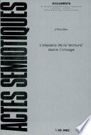 L'espace de la lecture Dans L'image