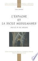 L'Espagne et la Sicile musulmanes
