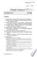 L'Esprit créateur