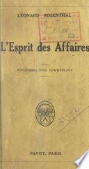 L'esprit des affaires
