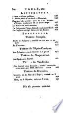 L'esprit des journaux, francais et etrangers