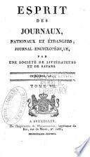 L'Esprit des journaux, françois et étrangers