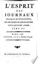 L'esprit des journaux