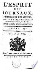 L'esprit des journaux
