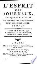 L'esprit des journaux