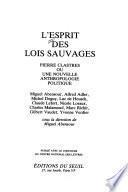 L'Esprit des lois sauvages