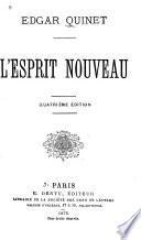L'esprit nouveau