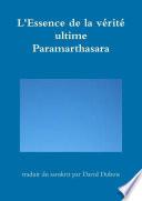 L'Essence de la vérité ultime - Paramarthasara
