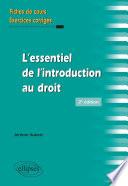 L'essentiel de l'introduction au droit - 2e édition