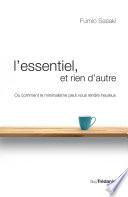 L'essentiel et rien d'autre