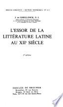 L'essor de la littérature latine au XIIe siècle