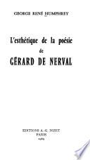 L'esthétique de la poésie de Gérard de Nerval