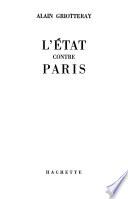 L'état contre Paris