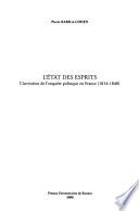 L'état des esprits