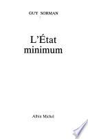 L'Etat minimum