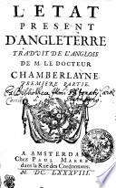 L'Etat Present d'Angleterre