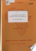 L'état sous-développe en Afrique noire