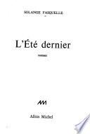 L'été dernier