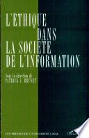 L'éthique dans la société de l'information