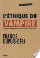 L'éthique du vampire