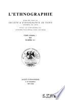 L'Ethnographie