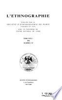 L'Ethnographie